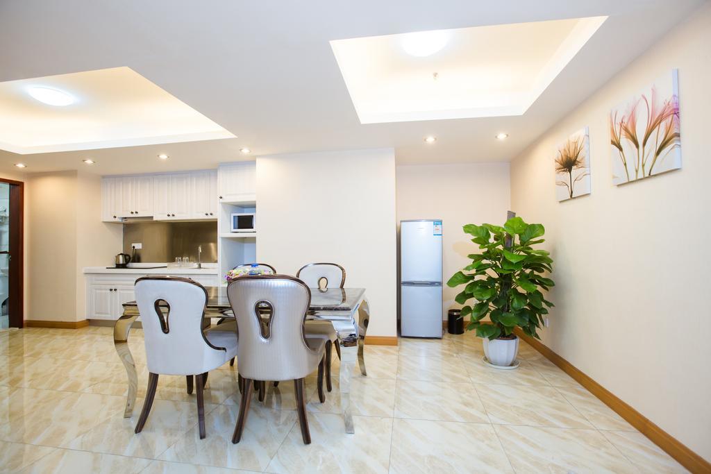 Yo Yo Apartment Zheng Jia Dong Fang Branch Guangzhou Rum bild