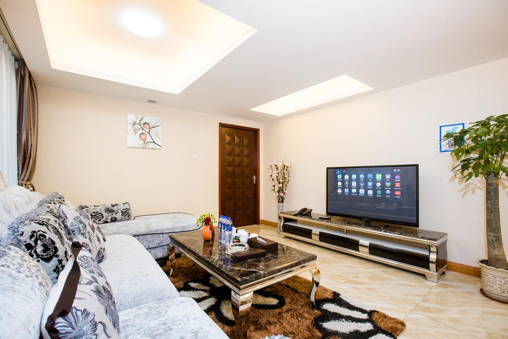 Yo Yo Apartment Zheng Jia Dong Fang Branch Guangzhou Rum bild