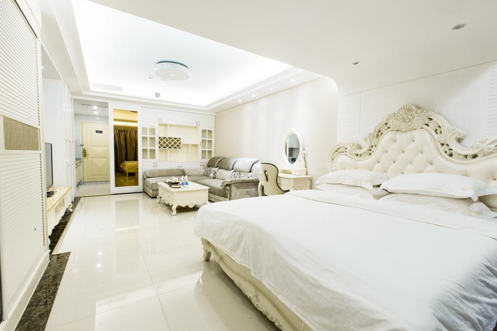 Yo Yo Apartment Zheng Jia Dong Fang Branch Guangzhou Rum bild