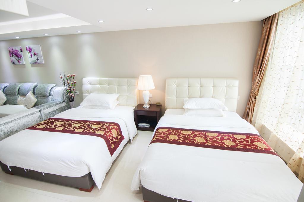 Yo Yo Apartment Zheng Jia Dong Fang Branch Guangzhou Rum bild