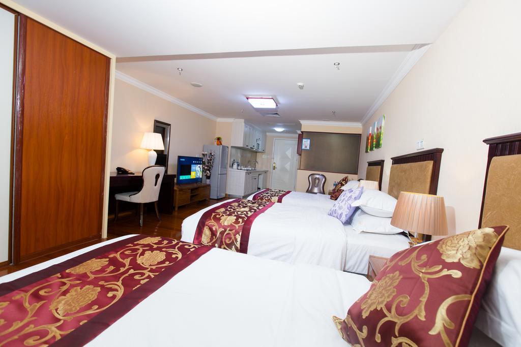 Yo Yo Apartment Zheng Jia Dong Fang Branch Guangzhou Rum bild